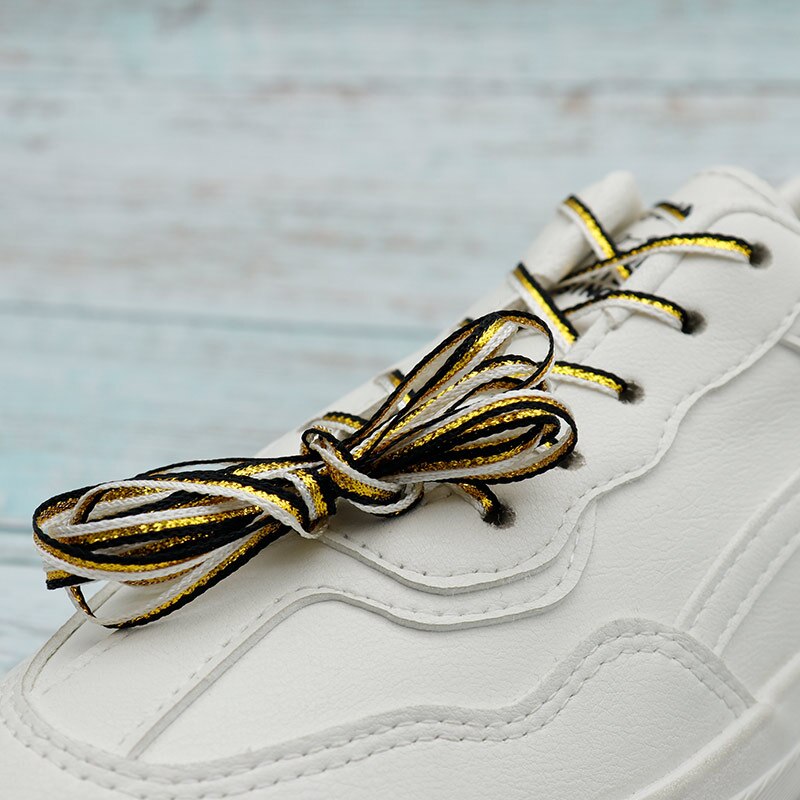 Metal String 1Pair Round Shoelaces Outdoor Hiking Sports Shoe Laces Kids Sneakers Shoelaces Length 90/120/150/160CM Lacets