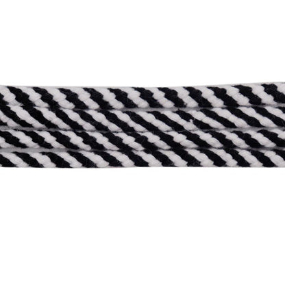 5mm Round Athletic Shoelaces Shoe Laces Sport Bootlace Shoestring Two-color Eight Strand Hollow Rope Spiral Pattern Interval Hat Pants Waist