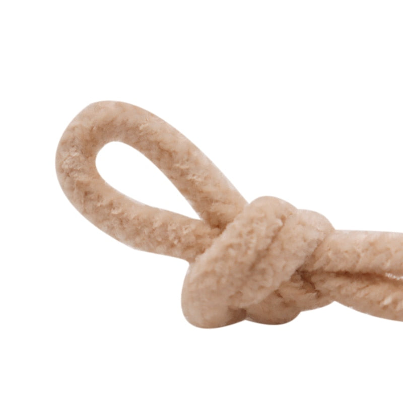 Designer Shoes String 6MM Cute Girl Canvas Boot String Macaron Color Decorative Velvet Tape Bracelet Clothing Hairy Rope