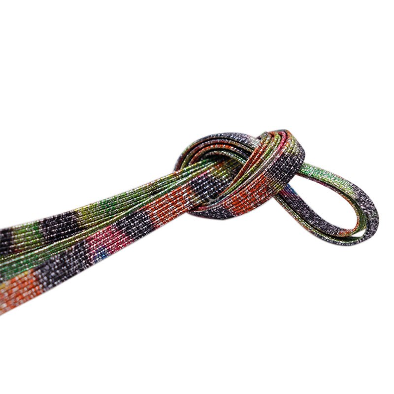 Glitter NICE Shoe 60-180cm Elastic Laces Sneakers 2pairs  Rubber Band Shoelaces Flat Free Laces Children and Adults Shoelace