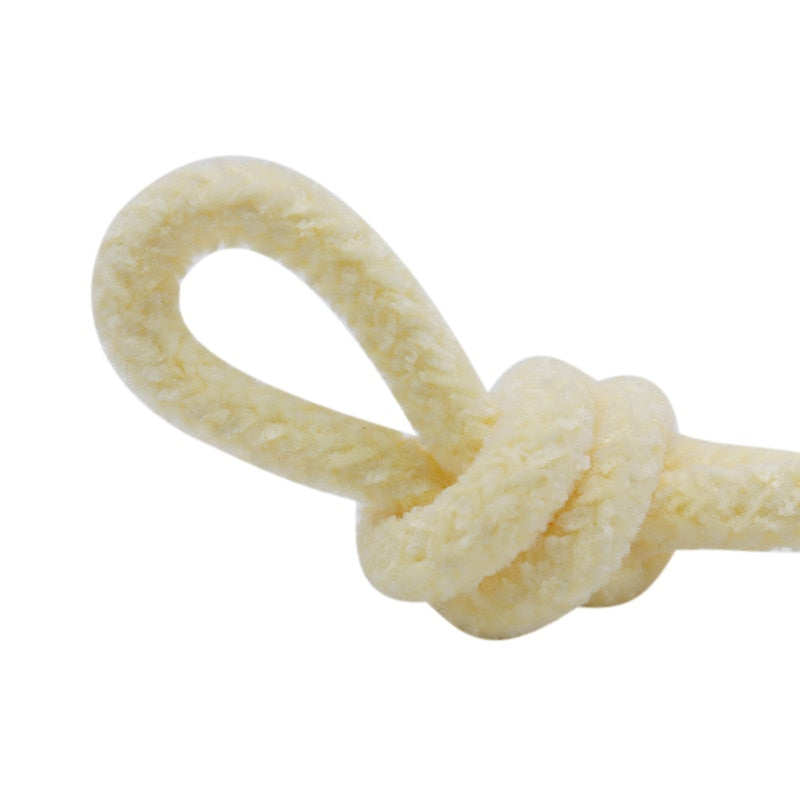 Designer Shoes String 6MM Cute Girl Canvas Boot String Macaron Color Decorative Velvet Tape Bracelet Clothing Hairy Rope