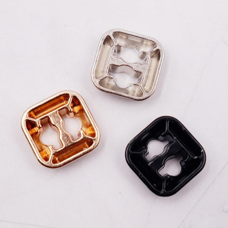 DIY Sneaker Kits 4pcs Metal Shoelaces Tips Head 3 Colors No Tie Shoelaces Metal Lace Lock Silver Gold Black Metal Lace Buckle