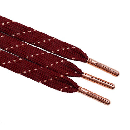 Elegant 10MM Double Colors Shoelace 60-180cm Shoe Metal String  Shoes Accessories for Women White Shoes Queens AF1 Fit