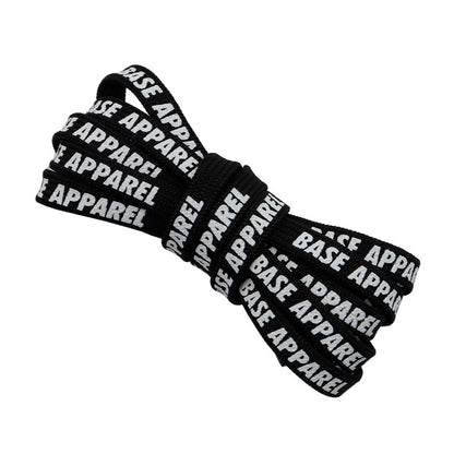 BASE APPAEL 7mm Black Shoelaces 60-180cm Vintage Flat Shoelaces Super Bootlaces Shimmering  Shoe Laces for Queens Kids