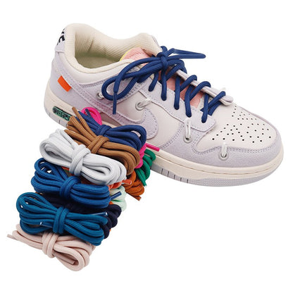 AF1 Solid Color Round Shoe Laces 29 Colors Unisex Casual Shoelaces Sneakers Shoestring for Canvas Shoes Martin Boots Laces