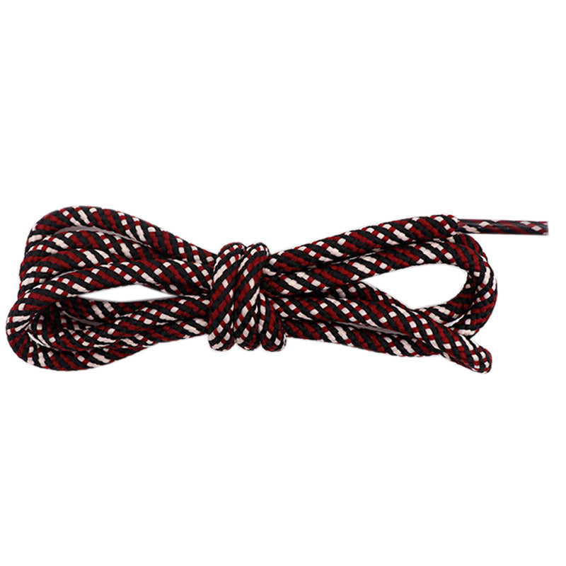 Round Waterproof Draw Cord Three Color Polyester Co-are Flower Retro Shoe Lace Match jump-mans 11 Shoes