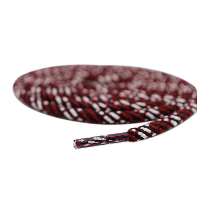 Round Waterproof Draw Cord Three Color Polyester Co-are Flower Retro Shoe Lace Match jump-mans 11 Shoes